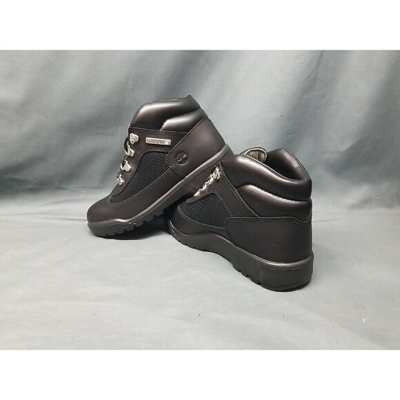 Timberland Youths Field Boot Mid Waterproof Triple Black Size 2.5 NEW NO BOX! - Picture 6 of 9